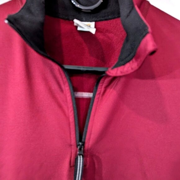 AVIA Womens Activewear Reflective Stripe 1/4 Zip Performance Jacket Pull… - Picture 6 of 12